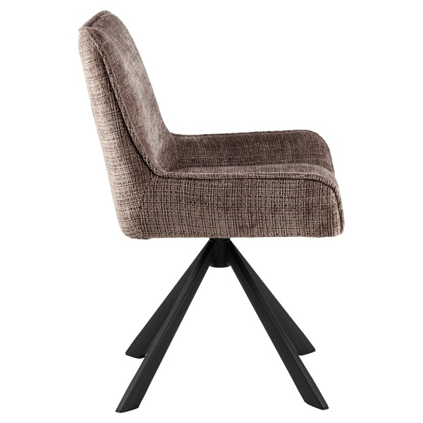 Krzesło Eddie obrotowe brązowe Juto 24 - ACTONA